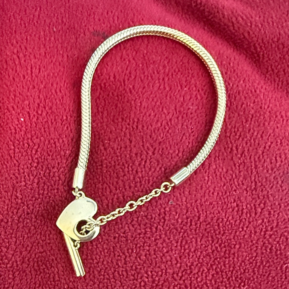Pandora Gold Heart Bracelet